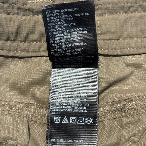 THE NORTH FACE Sz 10 Capri Bermuda Hiking Outdoor Multiple Pockets Drawstring - Picture 8 of 11